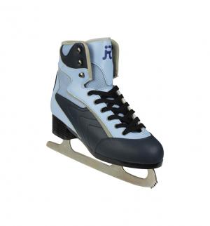 Sac De Transport Pour Lames De Patins VPRO - Bleu Marine Avec Bordure Jaune - 4 Compartiments Rembourrés